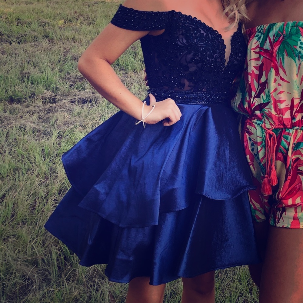 Hoco dress beautiful royal blue